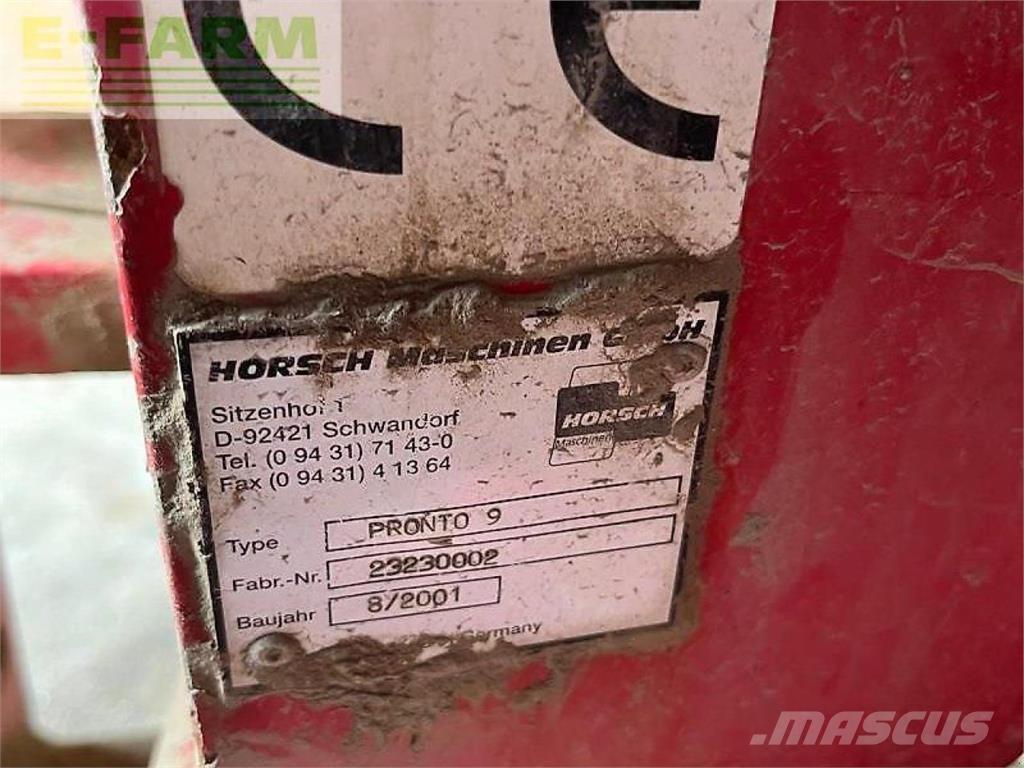 Horsch pronto rx9 Sorvetőgép