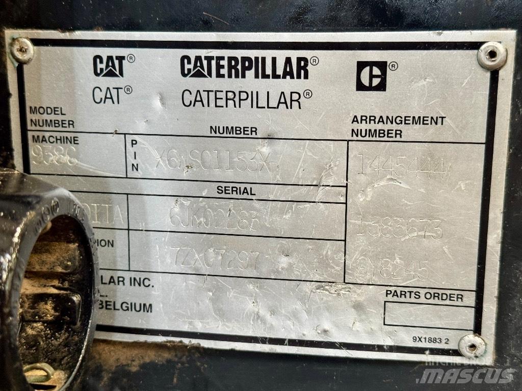CAT 938 G Gumikerekes homlokrakodók