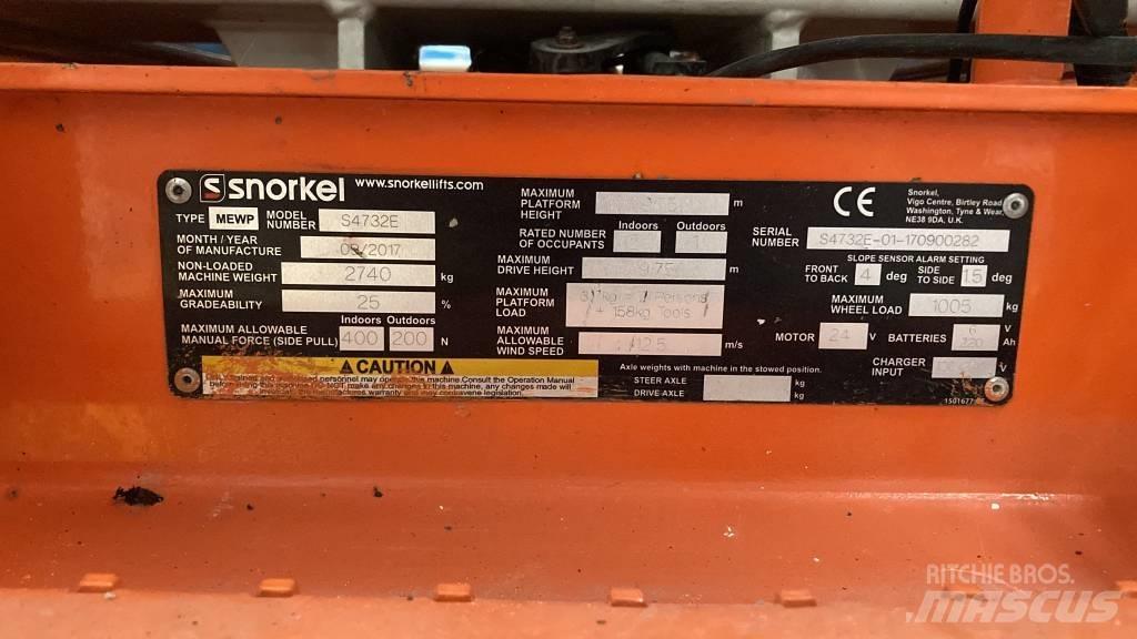 Snorkel S4732E Ollós emelők