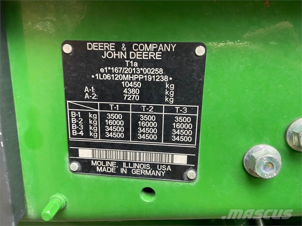 John Deere 6120M Traktorok