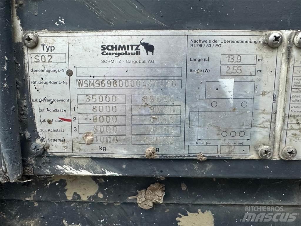 Schmitz S02 Bálaszállító pótkocsi