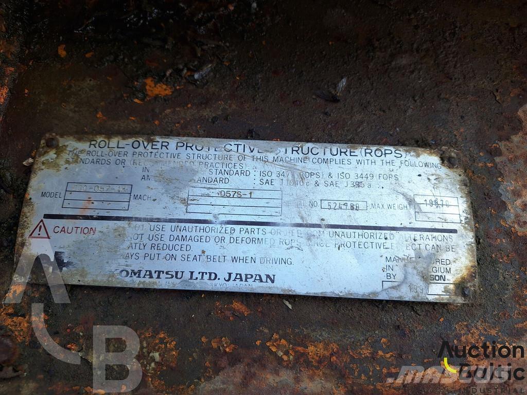 Komatsu D57S-1 Lánctalpas homlokrakodók