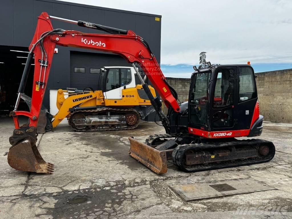Kubota KX 080-4 Közepes (midi) kotrók 7 t - 12 t