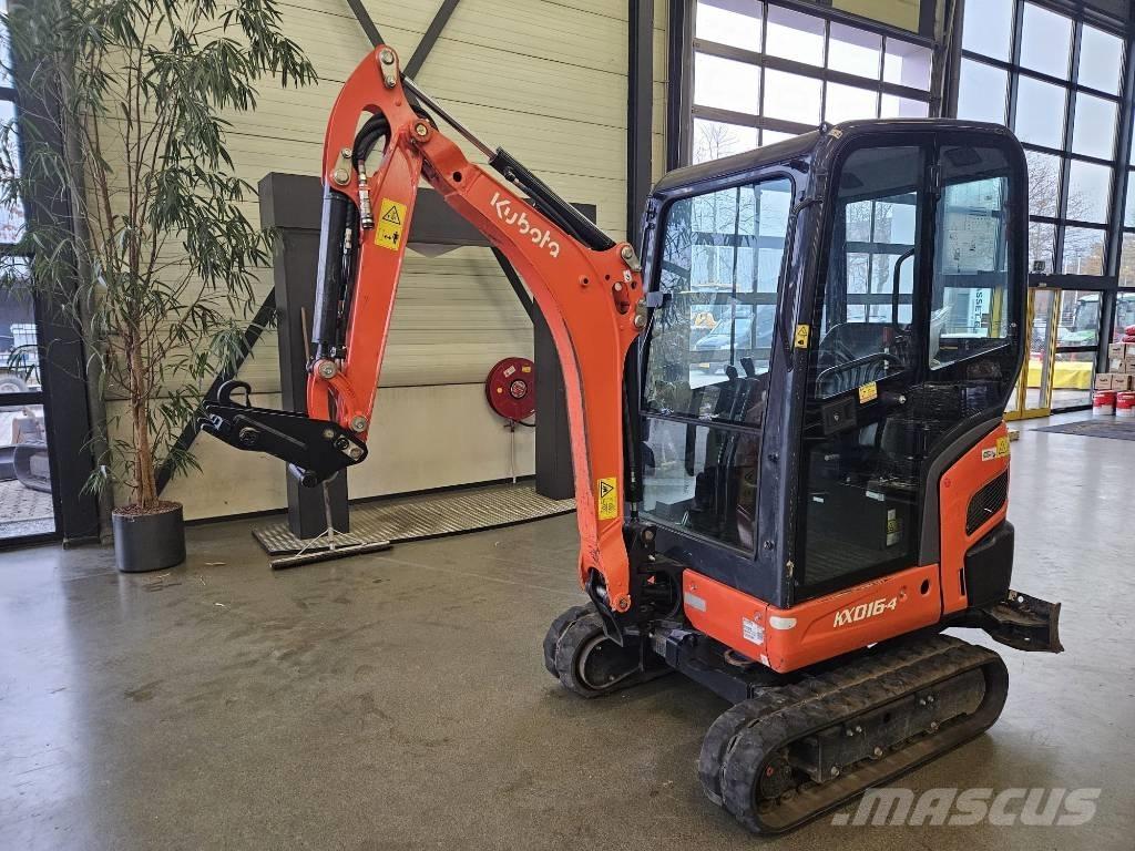Kubota KX 016-4 Mini kotrók < 7t