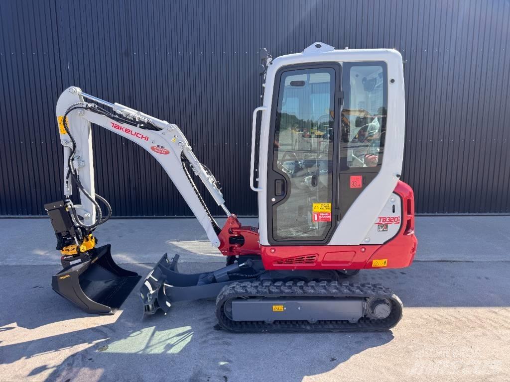 Takeuchi TB 320 Mini kotrók < 7t