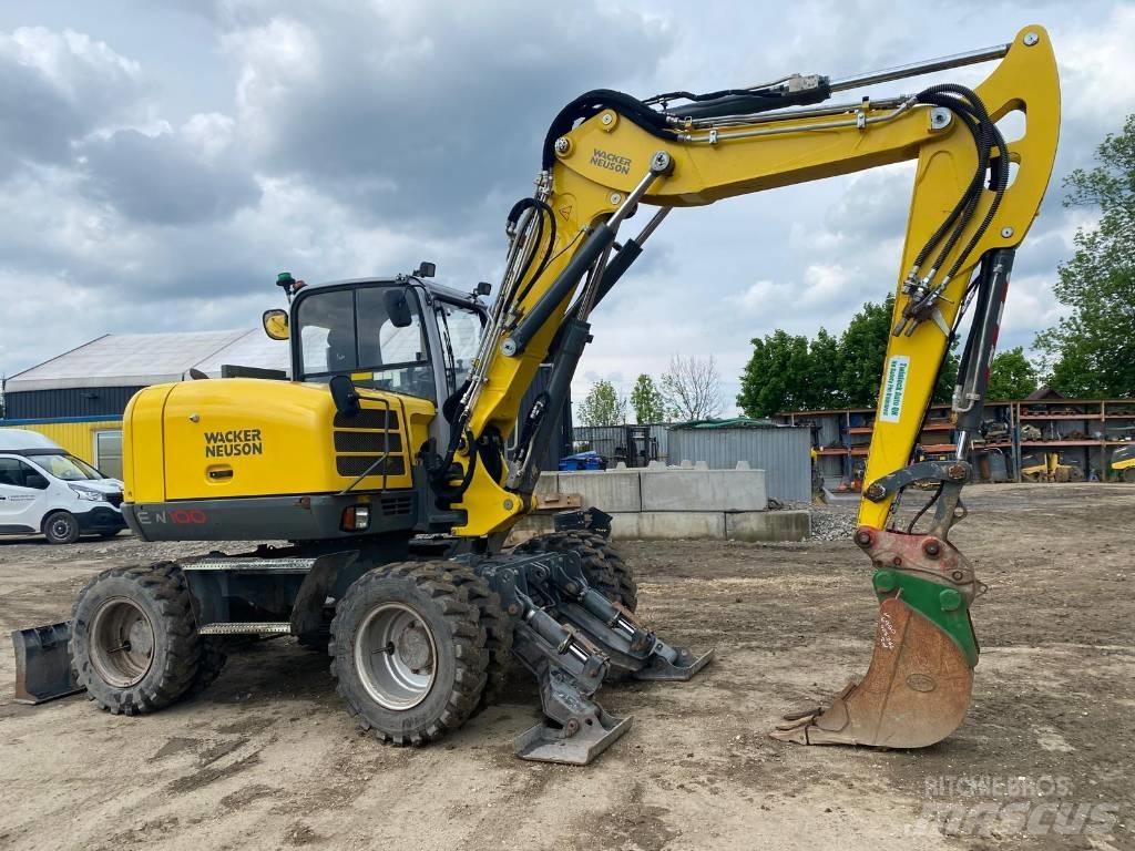 Wacker Neuson EW 100 Gumikerekes kotrók