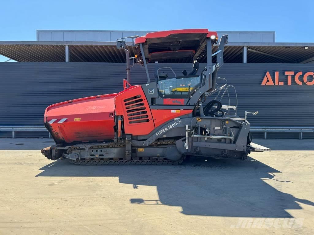 Vögele SUPER 1800-3I Aszfalt terítõ gépek