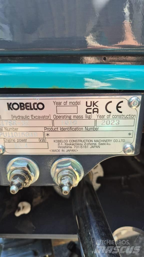 Kobelco SK 17 SR Mini kotrók < 7t