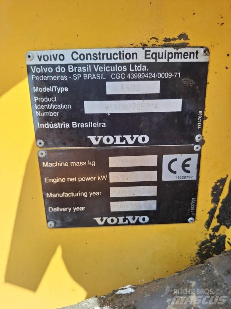 Volvo L 50 D Gumikerekes homlokrakodók