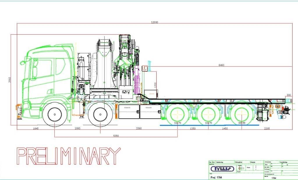Scania R660 Darus teherautók