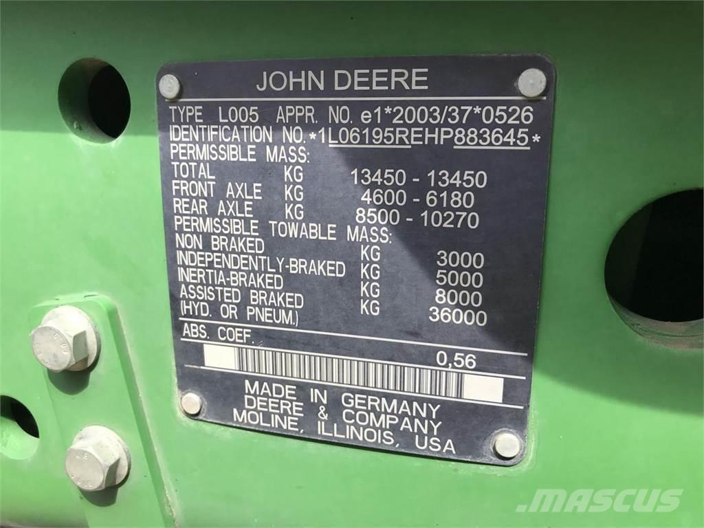 John Deere 6195R Traktorok