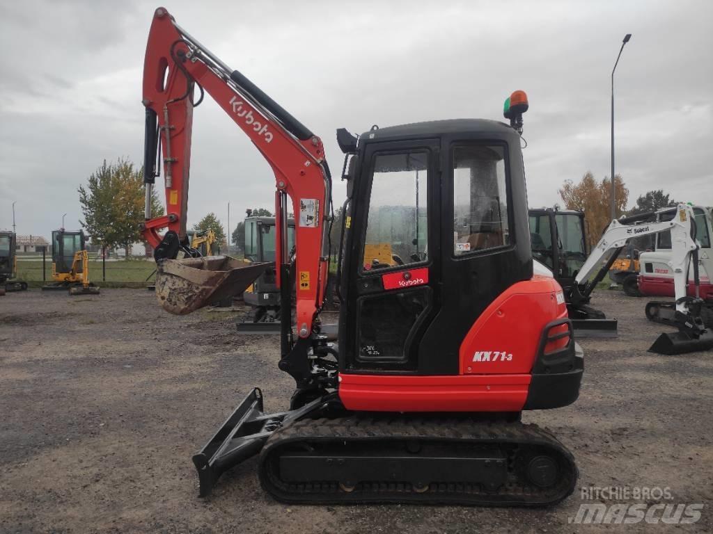 Kubota KX 71-3 Mini kotrók < 7t