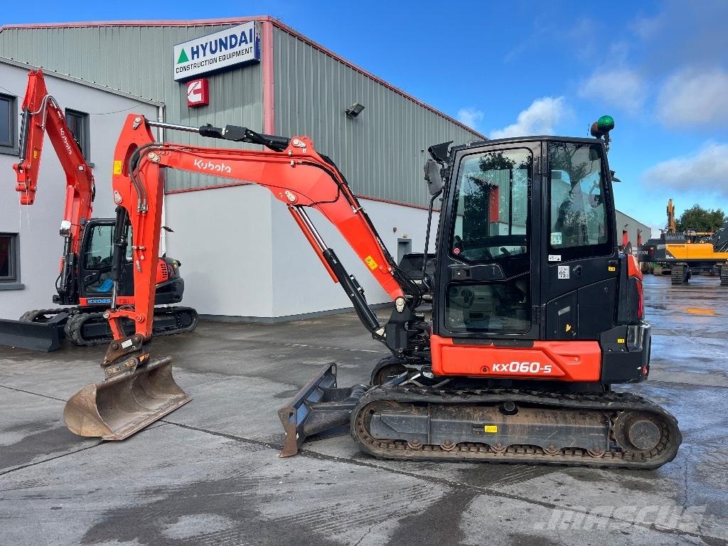 Kubota KX 060-5 Mini kotrók < 7t