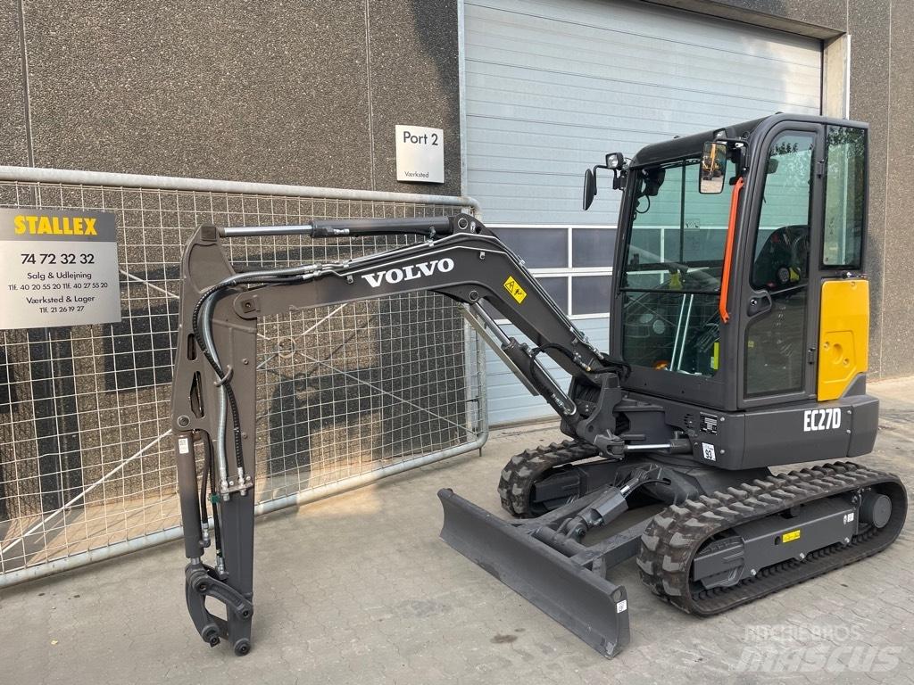 Volvo EC27D Mini kotrók < 7t
