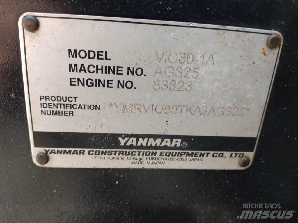 Yanmar ViO80-1a Lánctalpas kotrók