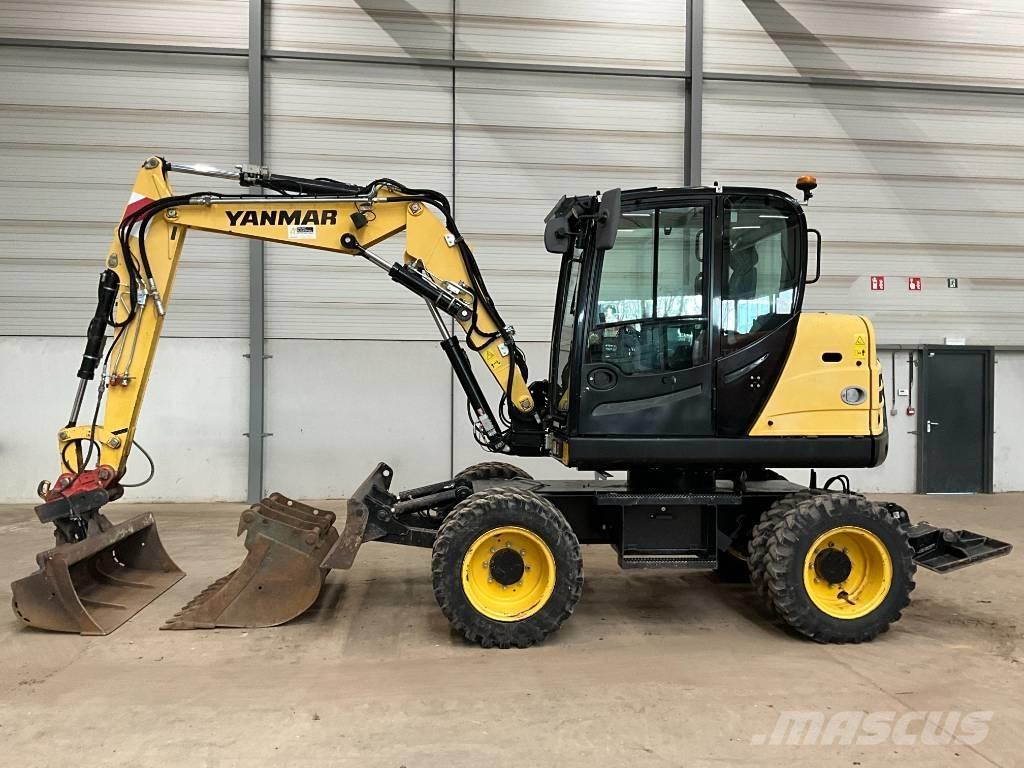 Yanmar B 75 W Gumikerekes kotrók