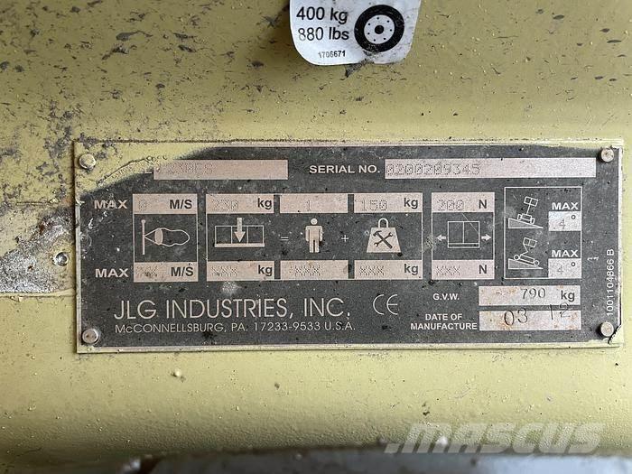 JLG 1230ES Ollós emelők