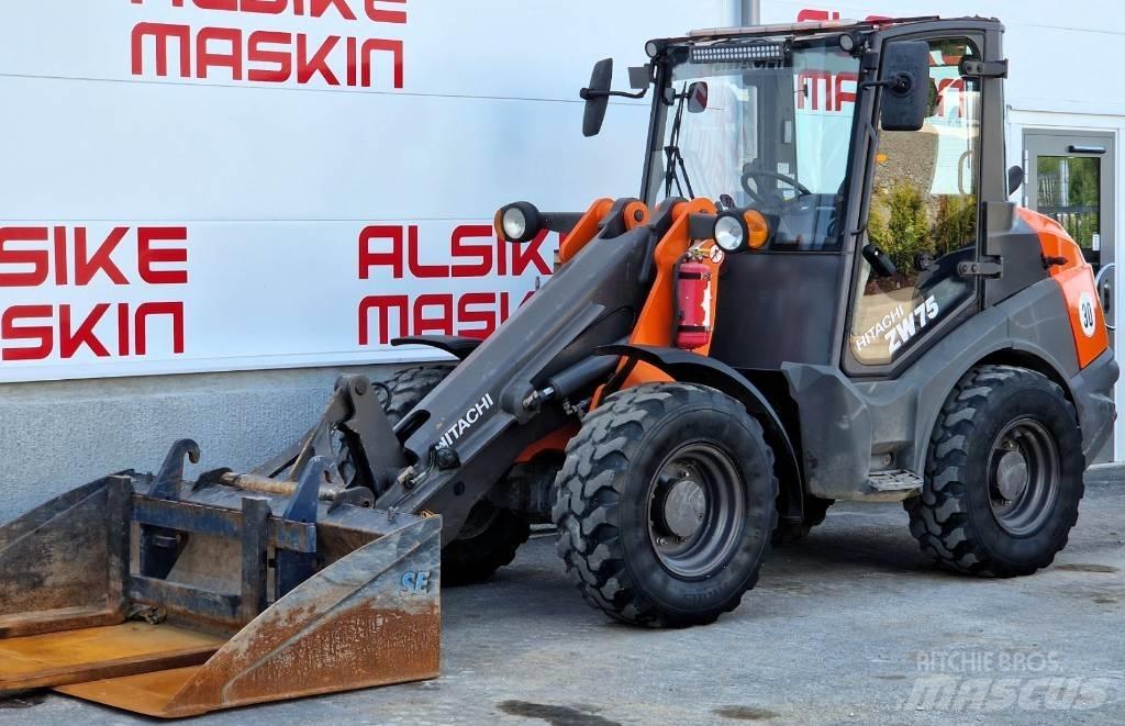 Hitachi ZW 75-6 Gumikerekes homlokrakodók