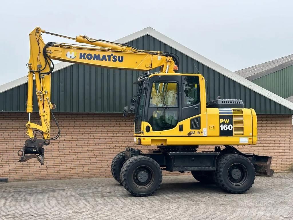 Komatsu PW160-8 Gumikerekes kotrók