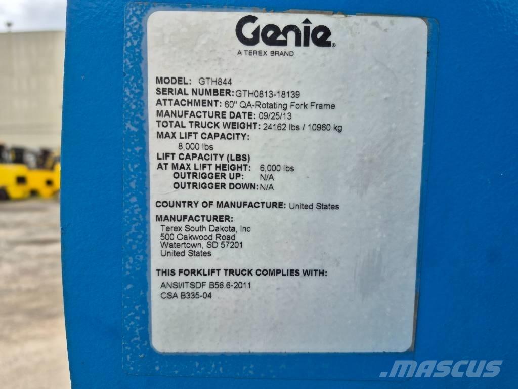 Genie GTH 844 Teleszkópos rakodók