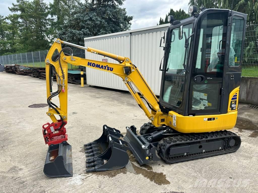 Komatsu PC 16 R-3HS Mini kotrók < 7t