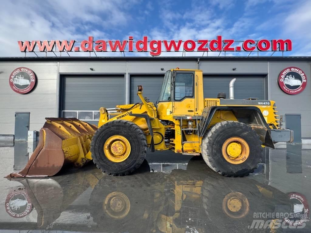 Komatsu WA 470-3H Gumikerekes homlokrakodók
