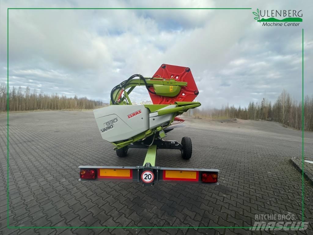 CLAAS Vario 930 Kombájn adapterek