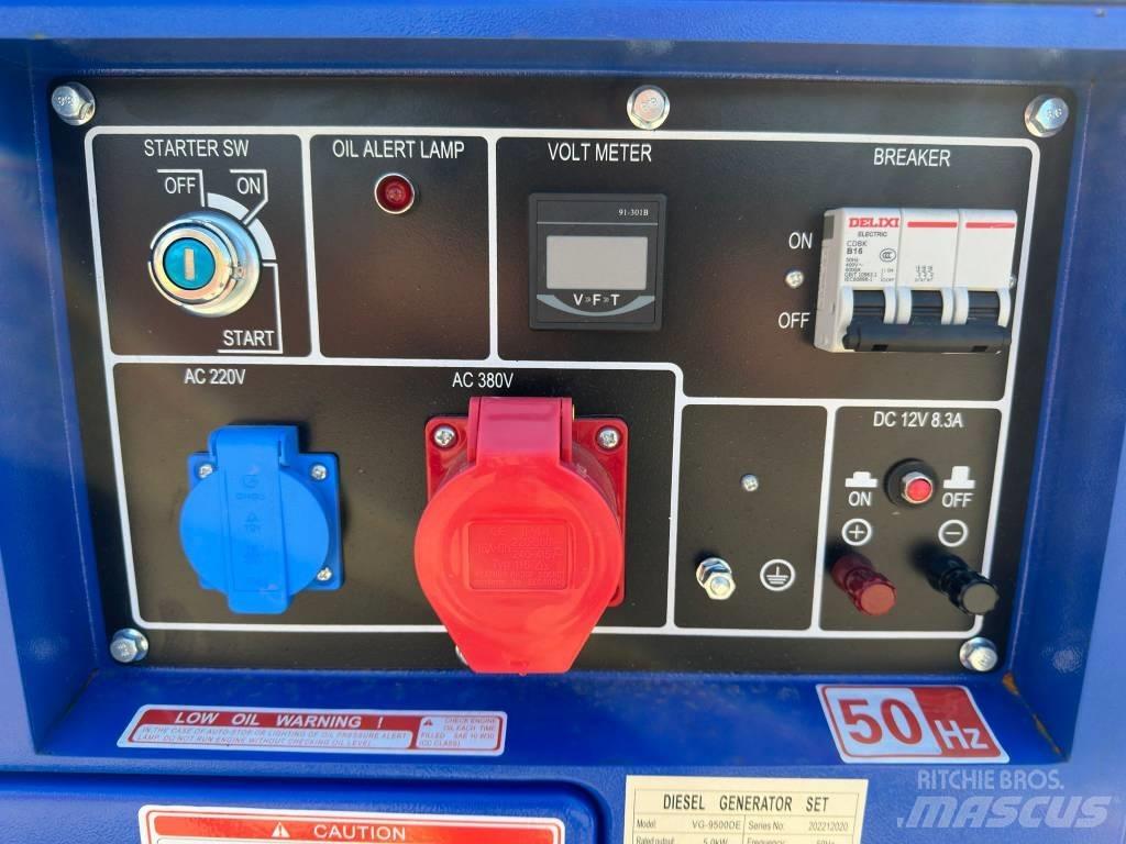  Voltz VG-9500DE NEW Dízel áramfejlesztők