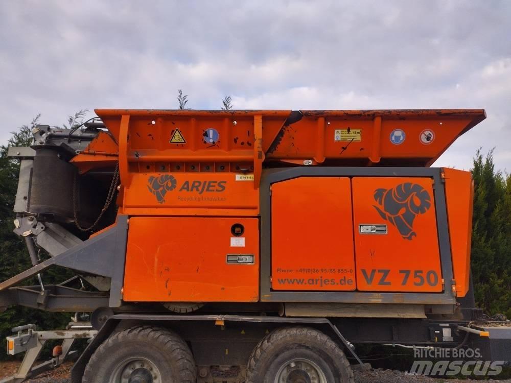 Arjes VZ 750 Irat megsemmisítők