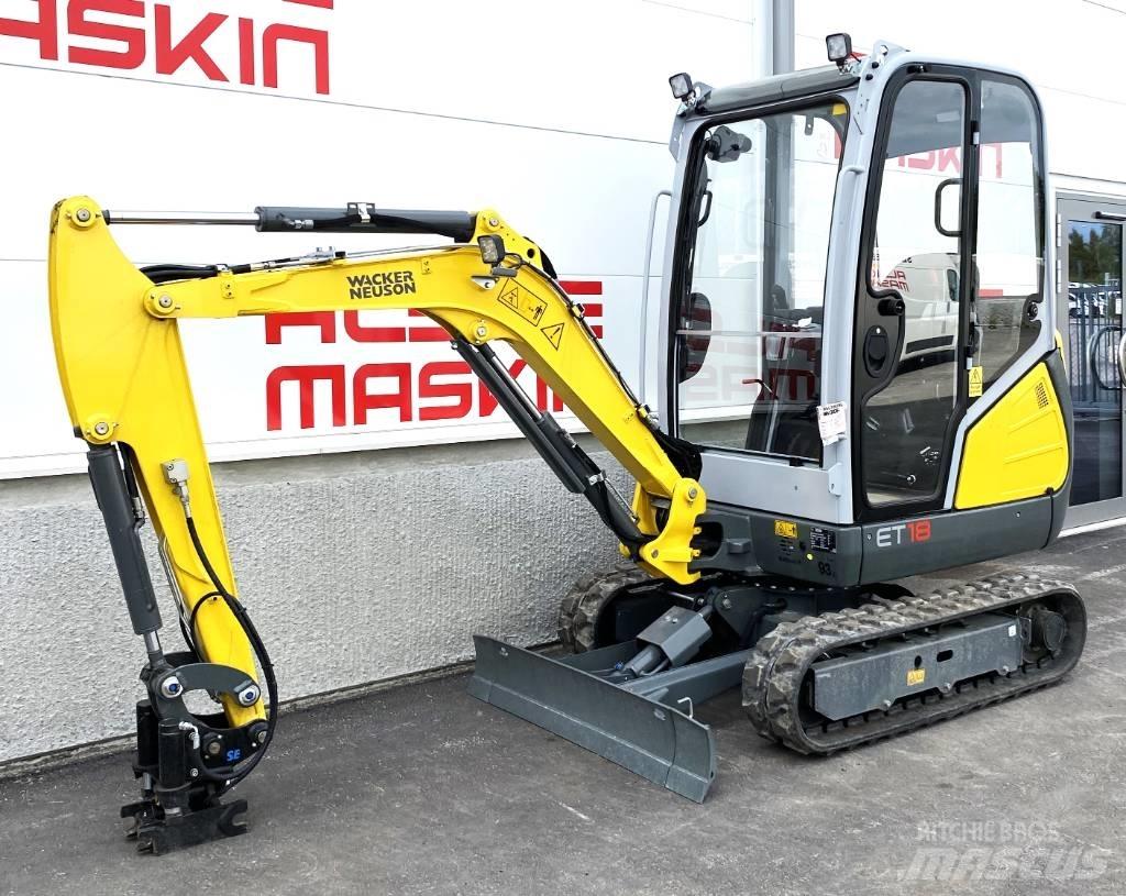 Wacker Neuson ET 18 Mini kotrók < 7t