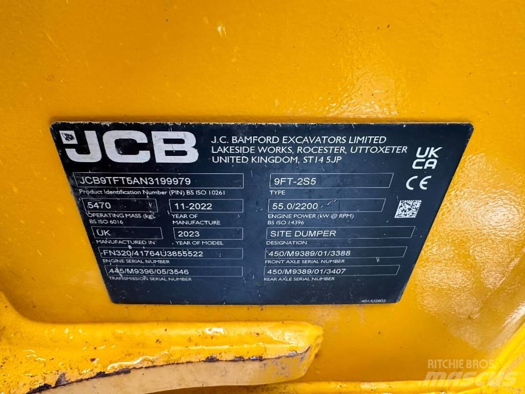 JCB 9 Ton Dumper Mezei dömperek