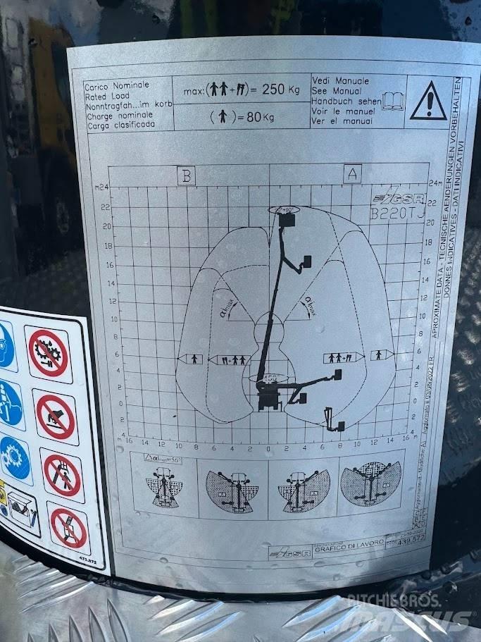 GSR B220TJ Teherautóra szerelt emelők és állványok