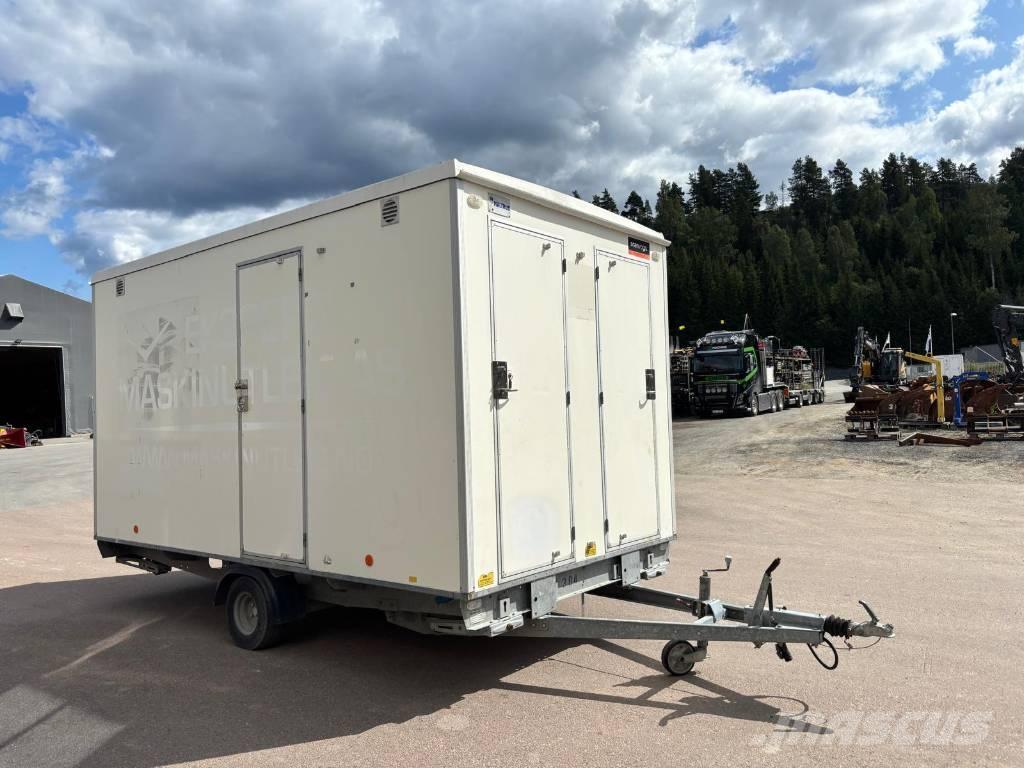  !! SOLD !! Scanvogn S/A Építőipari barakkok