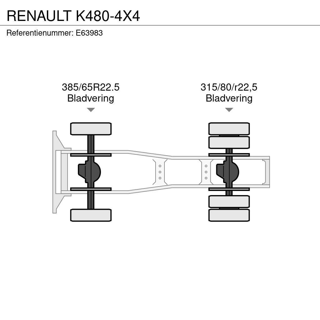 Renault K480-4X4 Nyergesvontatók
