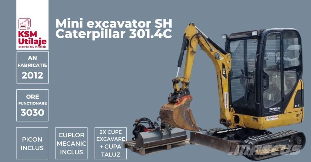 CAT 301.4 C Mini kotrók < 7t