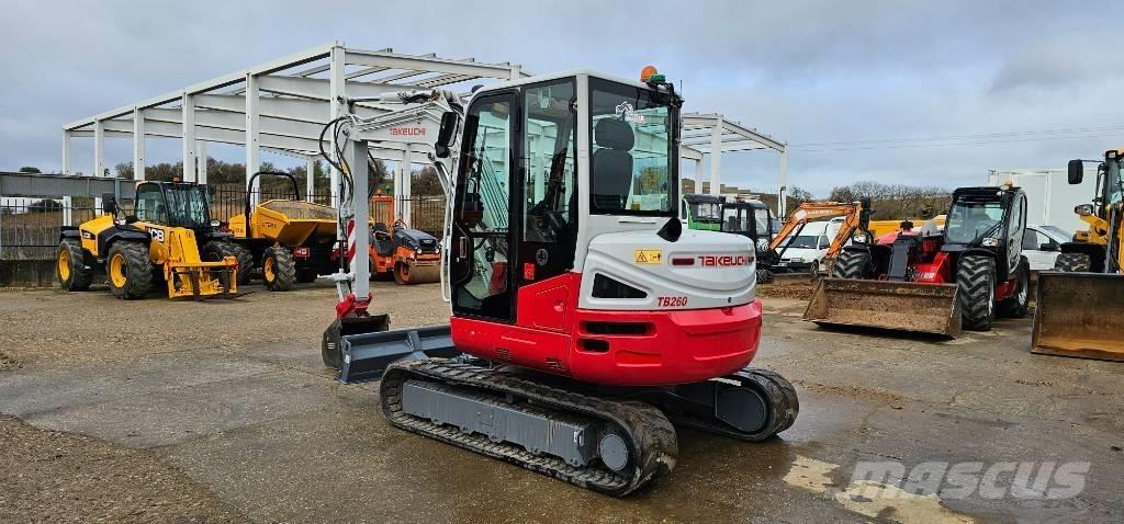 Takeuchi TB 260 Mini kotrók < 7t