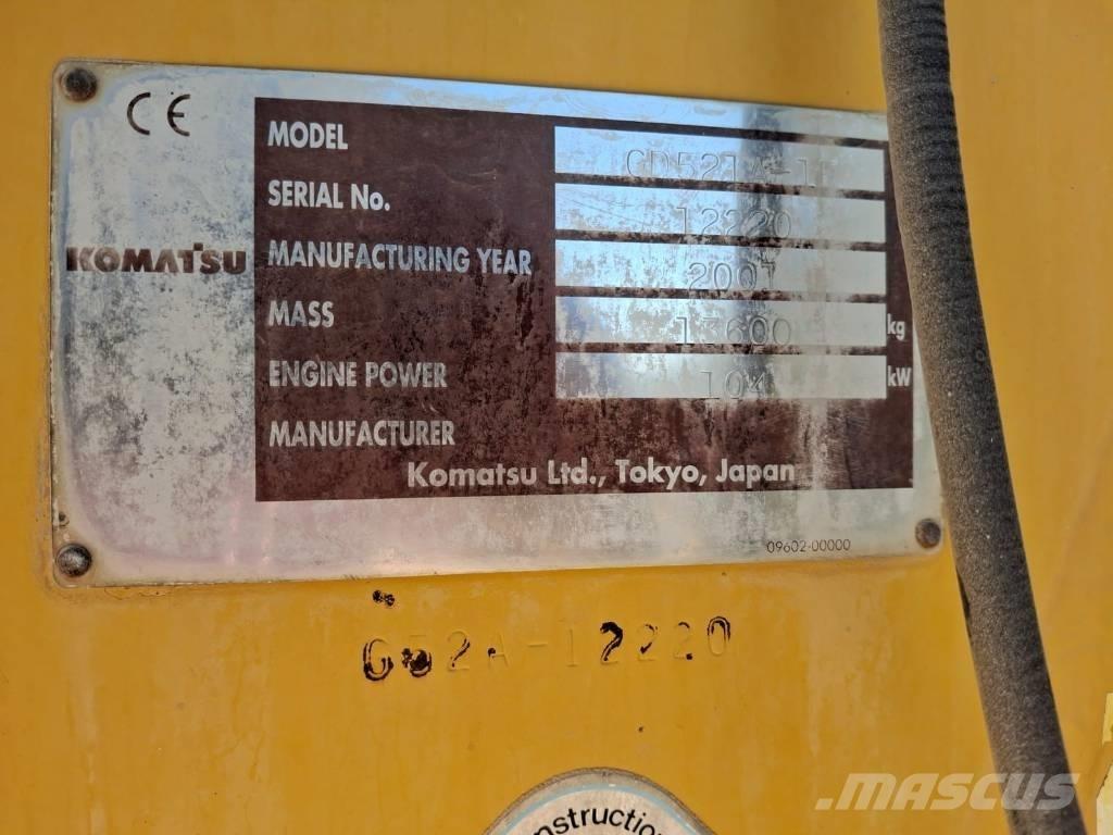 Komatsu GD 521 A-1E Építőipar - Egyebek