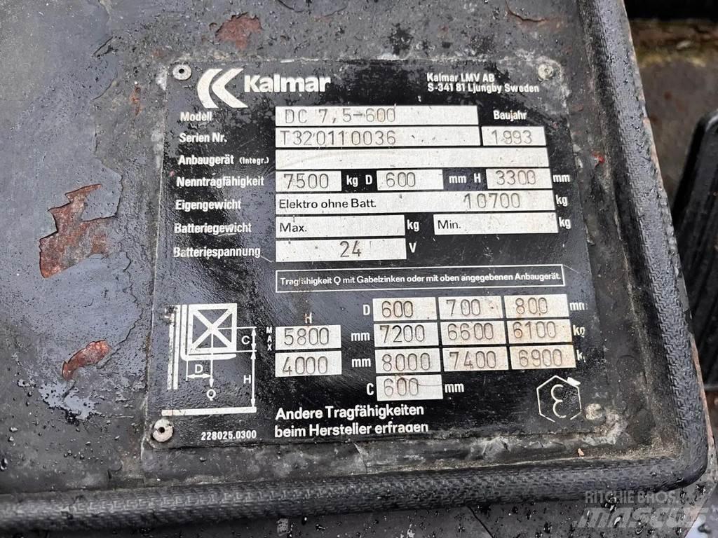 Kalmar DC7,5- 600 Gázüzemű targoncák