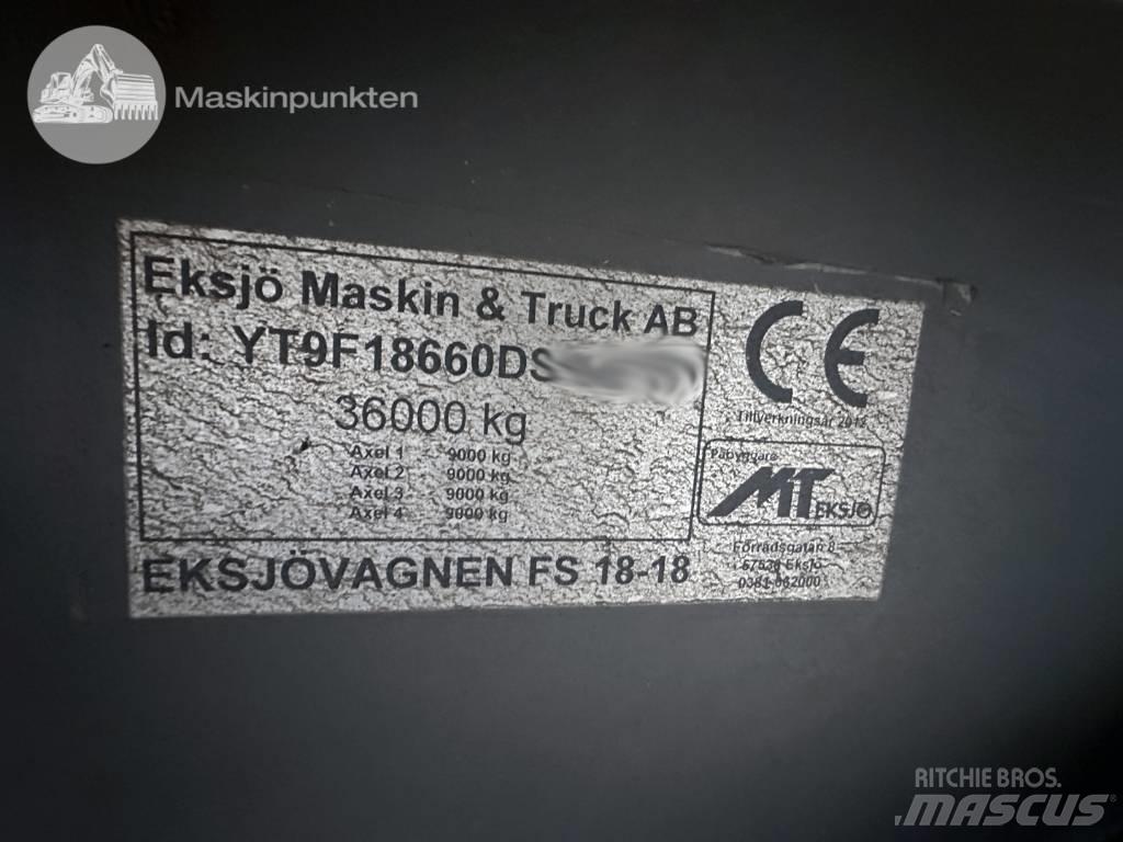 Eksjövagnen FS 18-18 Deszkaszállító pótkocsik