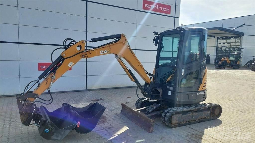 CASE CX26C Gumikerekes kotrók