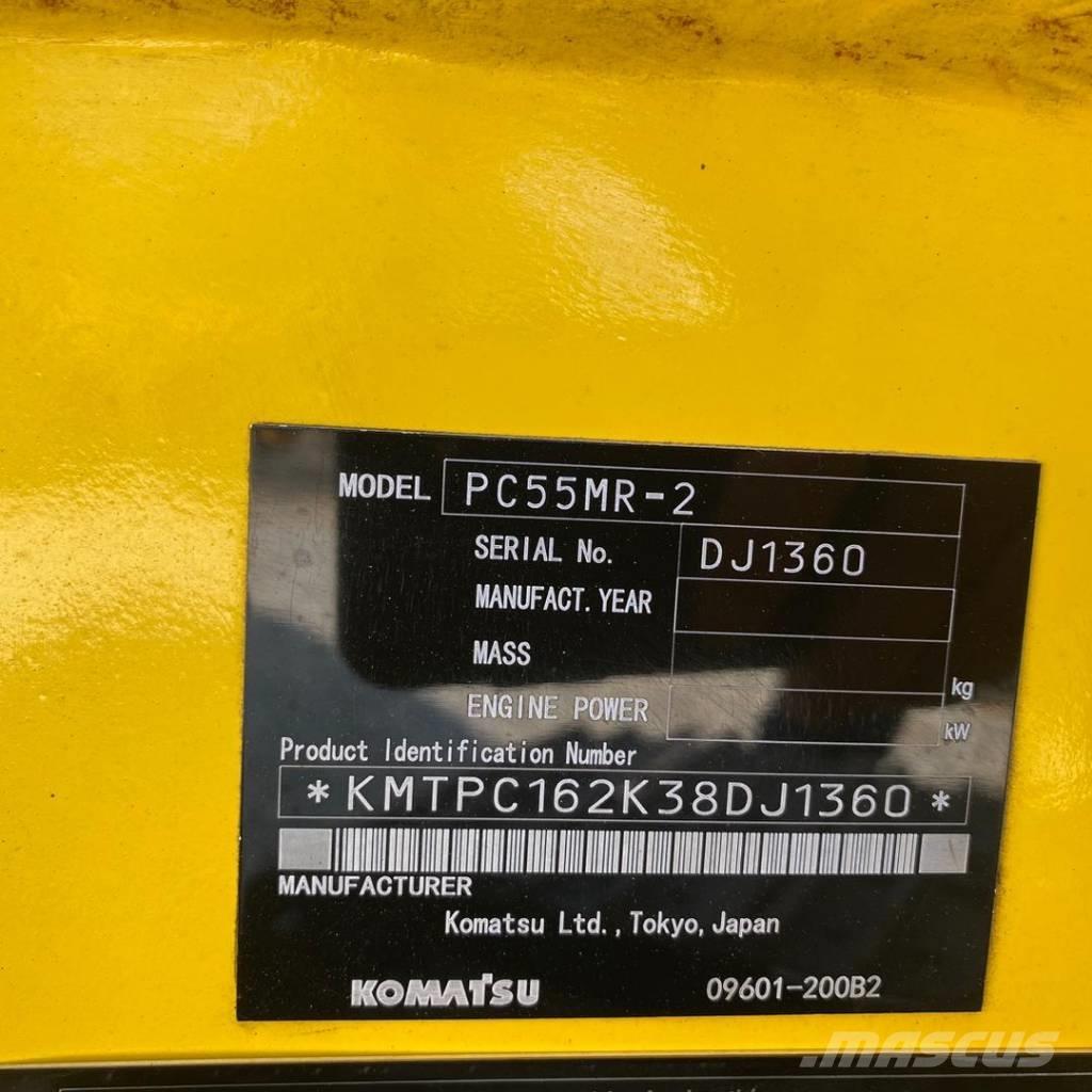 Komatsu PC 55 Lánctalpas kotrók