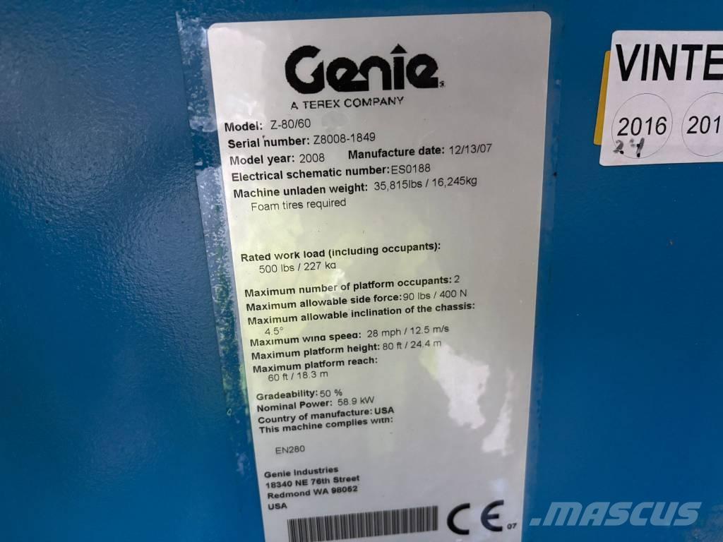 Genie Z 80/60 Karos emelők