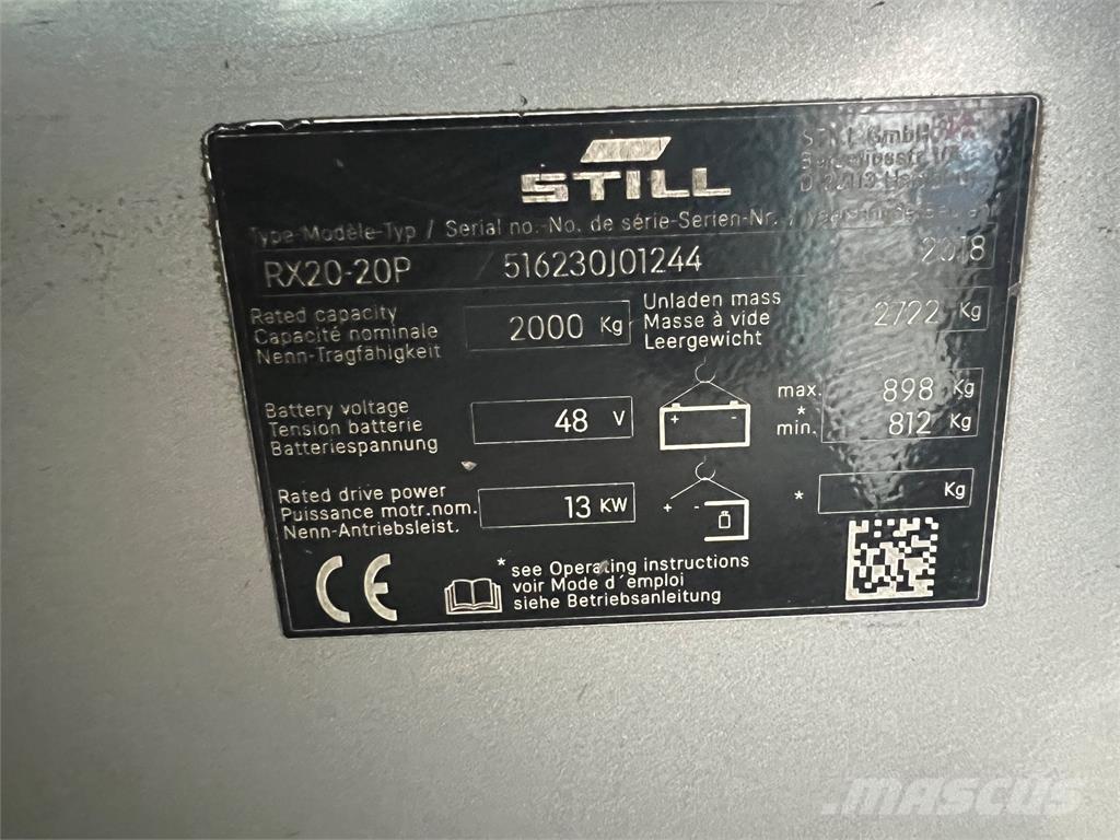 Still RX20-20P Elektromos targoncák