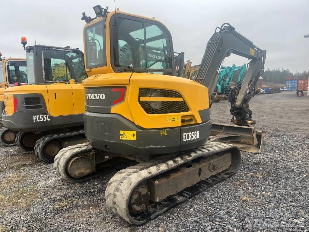 Volvo ECR 58 D Mini kotrók < 7t