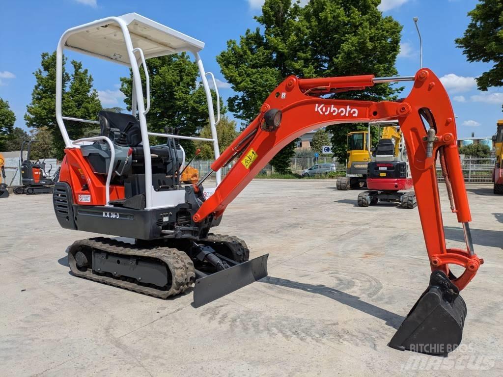 Kubota KX 36-3 Mini kotrók < 7t