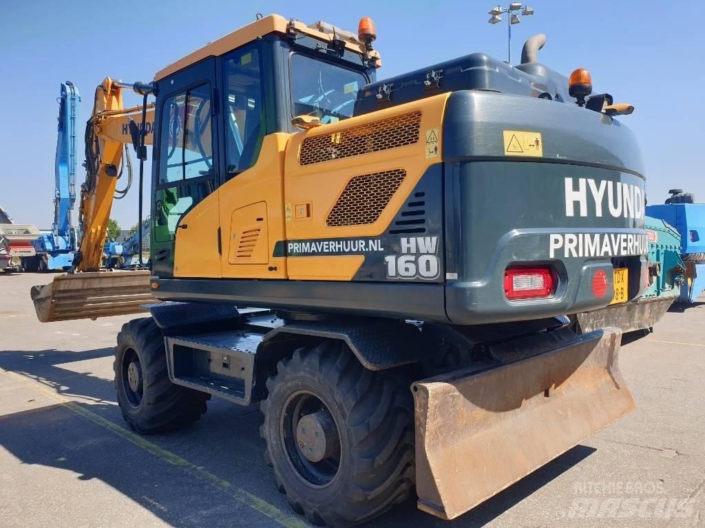 Hyundai HW160 Gumikerekes kotrók
