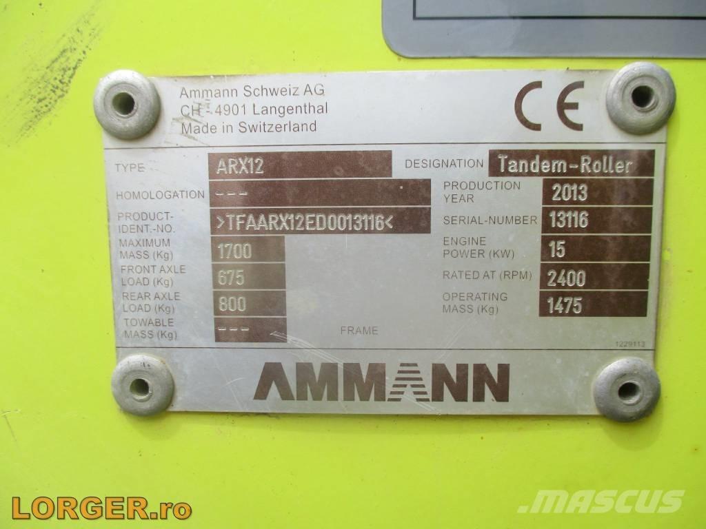 Ammann ARX 12 Ikerdobos hengerek