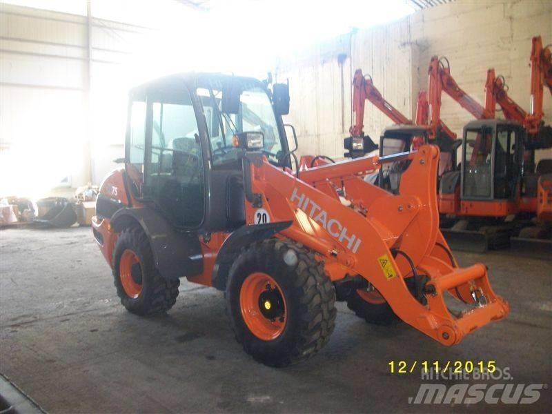 Hitachi ZW 75 Gumikerekes homlokrakodók
