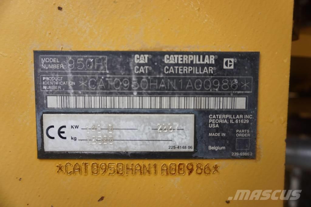 CAT 950 H Gumikerekes homlokrakodók