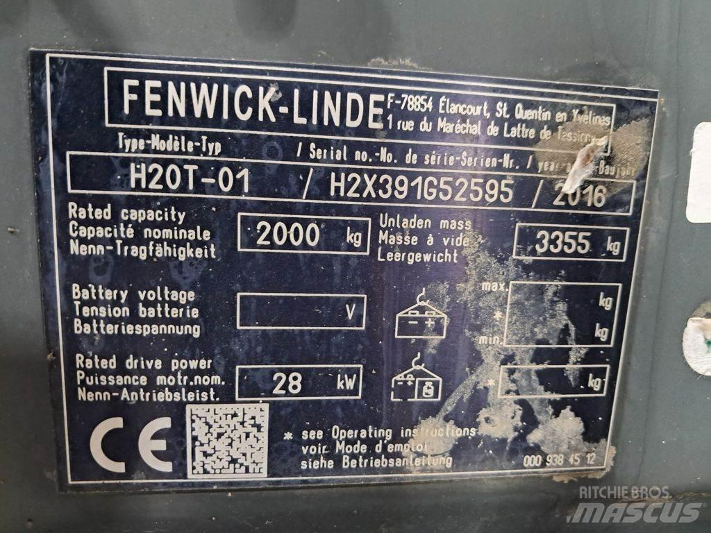 Linde H20T-01 Gázüzemű targoncák